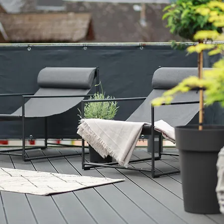 Design Mit Grosser Dachterrasse An Der Mosel - Netflix - Waschmaschine & Trockner דירה