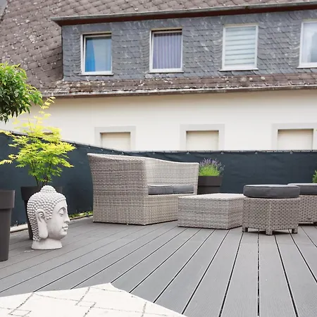 Design Mit Grosser Dachterrasse An Der Mosel - Netflix - Waschmaschine & Trockner *