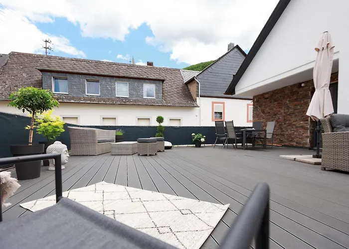 Design Mit Grosser Dachterrasse An Der Mosel - Netflix - Waschmaschine & Trockner 公寓 *