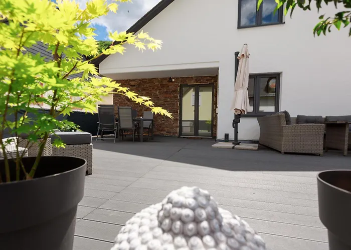 Design Mit Grosser Dachterrasse An Der Mosel - Netflix - Waschmaschine & Trockner 森海姆