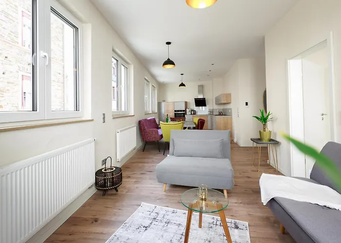 Design Mit Grosser Dachterrasse An Der Mosel - Netflix - Waschmaschine & Trockner 公寓