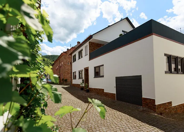 Design Mit Grosser Dachterrasse An Der Mosel - Netflix - Waschmaschine & Trockner 公寓 森海姆